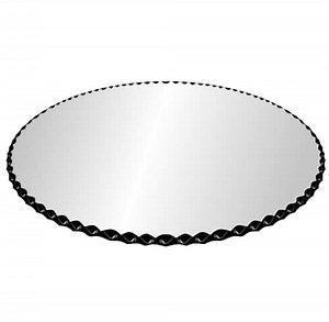 Custom Cut to Size Round Glass Table Top - 1/2" Thick - Gemstone Polished Edge