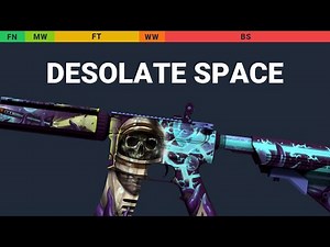M4A4 Desolate Space - Skin Float And Wear Preview