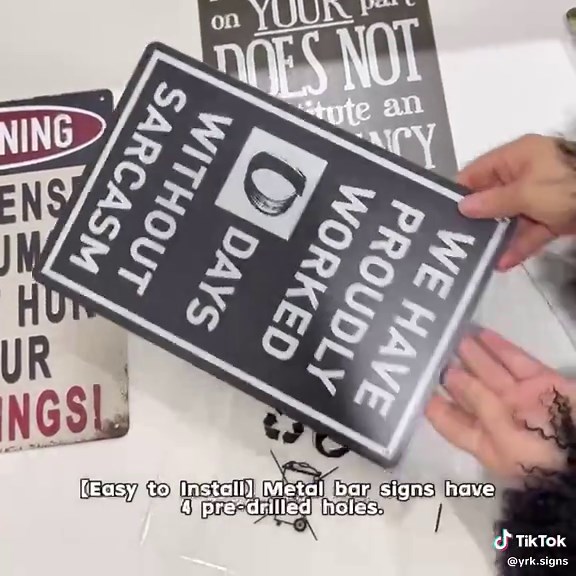 Custom Metal Signs for Unique Home and Office Decor