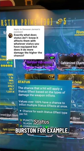 How status works in Warframe!