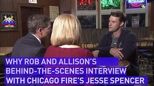 58K views · 171 reactions | Rob Stafford and Allison Rosati snagged an exclusive interview with Chicago Fire's Jesse Spencer – and you don't want to miss it! Go behind the scenes on NBC5 News at 10 p.m. | NBC Chicago | Facebook