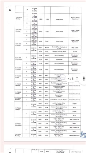 DSSSB section officer Horticulture Tier -2 / 14/7/26 / meeting 3rd 5-7 PM/ join test series/ #viral