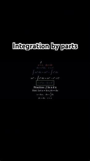 Integration by parts
