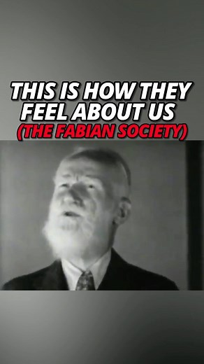 Chad / CONSCIOUS AWAKENING on Instagram: "This clip here from George Bernard Shaw sums up the elitist mindset of the illusionary ruling class, the Fabian Society which is riddled througout the political class still till this day but from a totally unseen background presence. They still have a eugenicist mindset of population control but as time has progressed and we’ve moved into the technological age they dont speak about as openly but make no mistake this is how they feel about the masses, we’