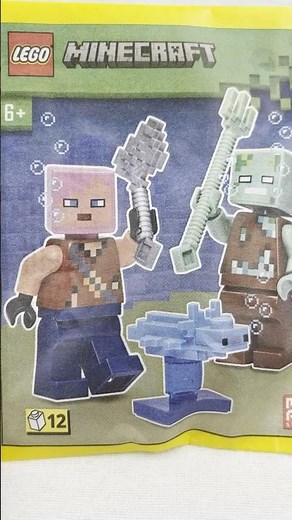 Lego Minecraft Extra 662303- Adventurer with Drowned and Axolotl #lego #minecraft #drowned #axolotl