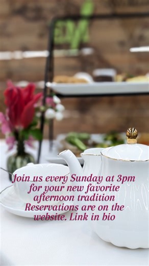 This year, the European market and cafe launched the Tea time experience, which quickly became a favorite among our customers. Guests gather to slow down, sip fine teas, and enjoy thoughtfully curated treats- turning an ordinary after into a moment to savor. Join us every Sunday at 3pm. Reservations are on the website https://europeanmarketcafe.com/index.php/events/ | European Market Cafe