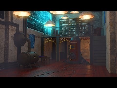 Making of simple steampunk environment 3ds max tutorial part - 1
