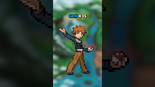 Pokémon trainer Blue through the ages | Iconic evolution of a rival #shorts #pokemon