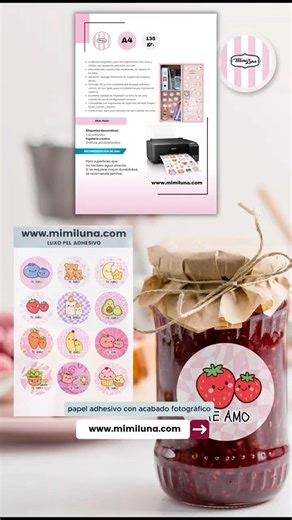 How to print BRIGHT stickers at home ✨ Adhesive Paper