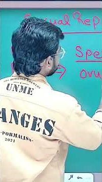 Sexual Reproduction in Humans | Easy Explanation 🔥 #studymotivation