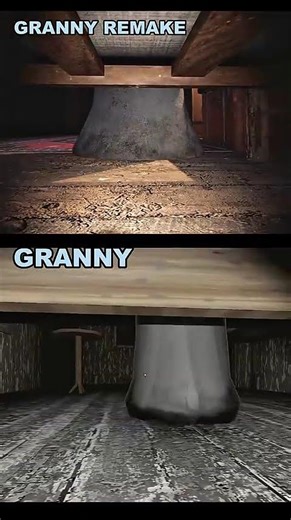 Granny Original vs Granny Remake 😳 Which One Is Scarier? #shorts #viral #granny #gaming