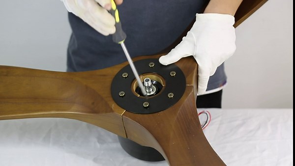 52“ Ceiling Fan, 3 Leaf bedroom ceiling fan with Remote Control, Walnut Wood Ceiling Fan No Light with Silent Reversible DC Motor, Farmhouse Ceiling Fan for Bedrom,Farmhouse, Living Room, Patios