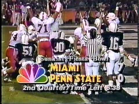 #2 Penn St vs #1 Miami - 1987 Fiesta Bowl 1/2/87