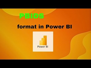 What is #PBIT format in #powerbi ?