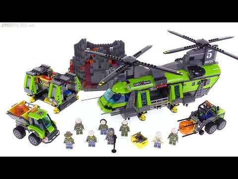 🔄 LEGO City 2016 Volcano Heavy Lift Helicopter review! 60125 re upload