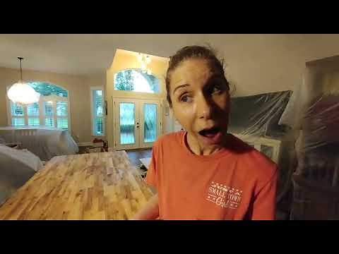 How to Apply General Finishes Salad Bowl Finish to Butcher Block Countertops