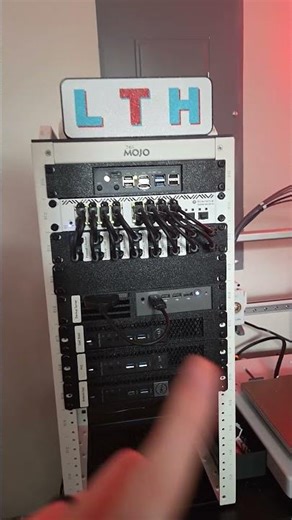 does your home lab rack have good cable management? #informationtechnology #homelab #ai