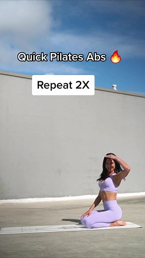Quick Pilates Ab Series for my first TikTok! ☺ Make sure to change sides for 5 & 6 in round 2. Try it out and let me know how you go! 💕#pilates #pilatesworkout #movewithnicole #pilatesabs #pilatesinstructor