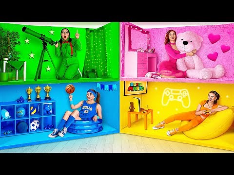 Secret Room Under the Bed | Four Colors Challenge by Multi DO Smile
