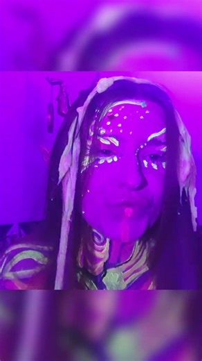 SLIM3 HAIR MASK #slime #art #bodypainttransformation #bogwitch #BUTTERFLY 🦋 🦋 🦋 🦋 🦋 🦋 🦋 🦋 #hairmask