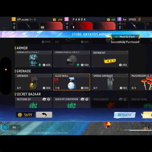 Cs rank me unlimited gloo lene ka trick