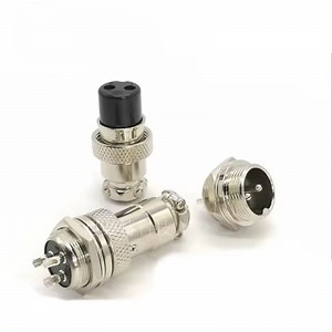 [Hot Item] Gx16 4pin Connector Electrical Core Plug Male Female Panel Mount Threaded Coupling
