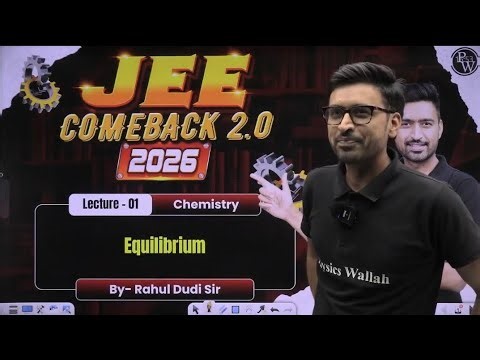 Equilibrium lecture 01||question practice|| 2026