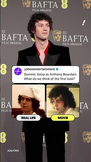 Dominic Sessa as Anthony Bourdain. What do we think of the first look?
