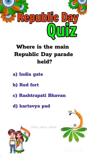 Republic Day Quiz 2026🇮🇳 #republicdayquiz #republicday #republic #india #quiz #indiaquiz #viral