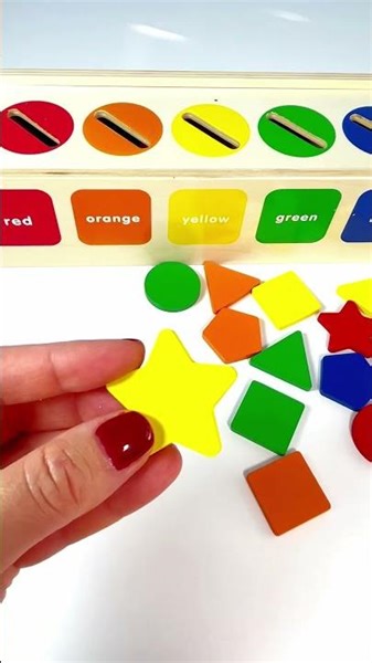 Lear Shapes and Colours for Toddlers | Preschool Learning in English #toddlerlearning #preschool