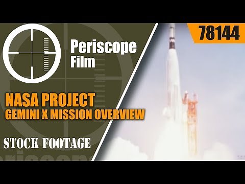 NASA PROJECT GEMINI X MISSION OVERVIEW 78144