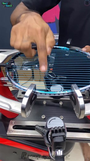 Racket Dynamics | Badminton Reviews on Instagram: "Yonex Badminton Racket Stringing #asmr #asmrsounds"