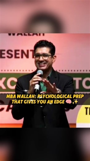 Psychological Prep That Gives You An Edge | MBA WALLAH #vikrantsirsquad #mbawallah #physicswallah