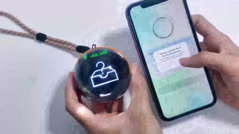 3D Video Crystal Ball, 2.76" Upgraded Memory Orb Sphere Lamp Ultrasound Supports WiFi, Electronic Memories Globe Ornament, Personalized Custom Photo and Video Player for Christmas (White)