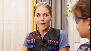 Floating Ball Targets for Shooting Game with 2 Foam Blaster Toy, 10 Floating Ball Targets 5 Flip Targets and 24 Soft Foam Bullets Compatible with Nerf Toy Shooting Practice Toys for Boys