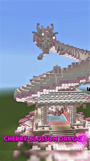 Cherry Blossom Dragon Minecraft Holoprint!!