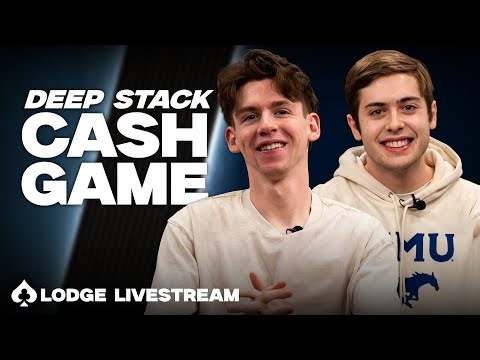 DEEP STACK CASH GAME w/ Corey Eyring, Frankie C, Coins and MORE | Lodge Live Stream