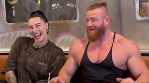Rhea Ripley Caught With Husband Buddy Matthews in Public Without Make Up After Failing Eating Challenge | Wrestling News Now