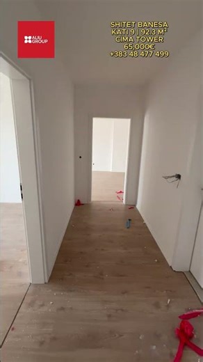 Shitet Banesa 92.3m² në CIMA TOWER, Ferizaj – 2 Dhomë Gjumi, Orientim Perëndim
