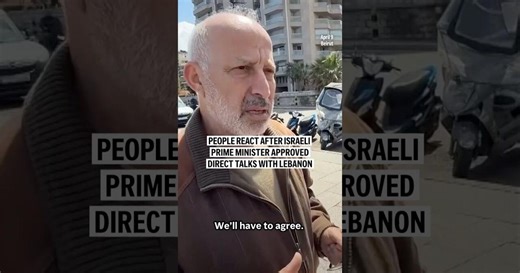 People react after Israeli Prime Minister approved direct talks with Lebanon