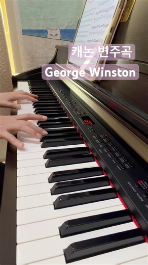 [캐논 변주곡] 조지 윈스턴 ver. 🎹 | George Winston - Canon #Piano #Shorts