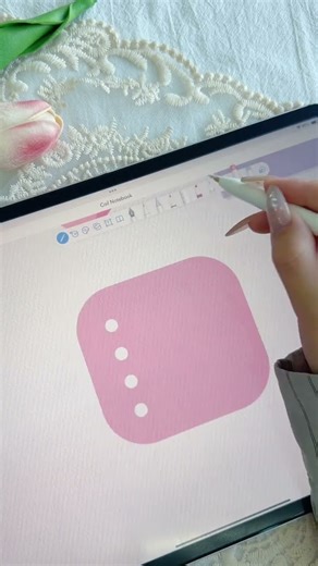 How to make stickers in your notes 🎀📝🩵