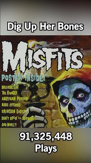 #Shorts Most Played Misfits Songs From Every Album