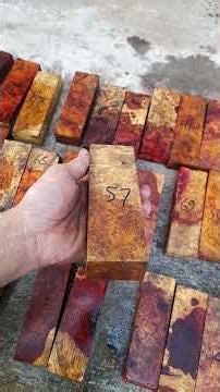 bahan gagang burl amboyna #burlamboyna #bohlern695 #woodworking #bohlerk110