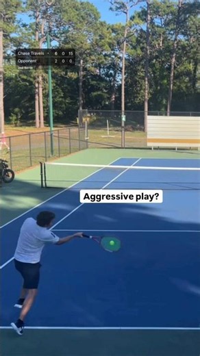 This strategy wins me points #tennis #tennismatch #tenniscontent