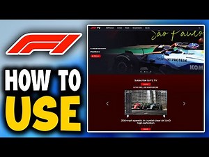 How To Use F1 TV App - Full Guide