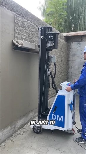 This Robot Plasters an Entire Wall in Just 10 Minutes!