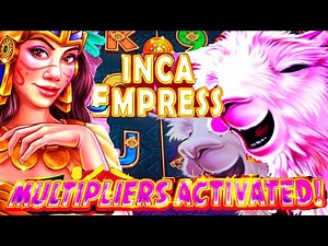 💥INCA EMPRESS Has HUGE Multipliers Hot New Slot💥 (Ainsworth) Free Spins | Live Play