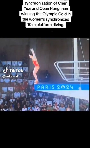 Chen Yuxi and Quan Hongchan's Incredible Olympic Gold Dive
