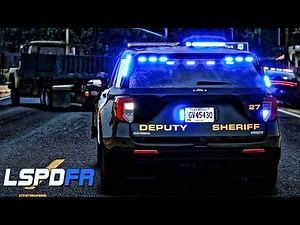 🚔 GTA 5 LSPDFR | Forsyth County Sheriff Patrol Thursday | Realistic Law Enforcement Action!